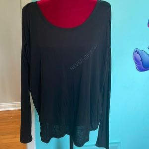 Black long sleeve t-shirt sz XL